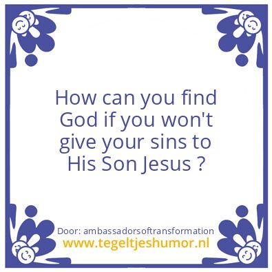 Tegeltje: sins