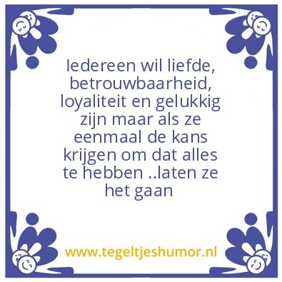 Tegeltje: Liefde