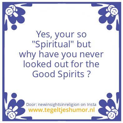 Tegeltje: “Spiritual”