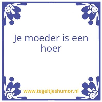 Tegeltje: Hoi