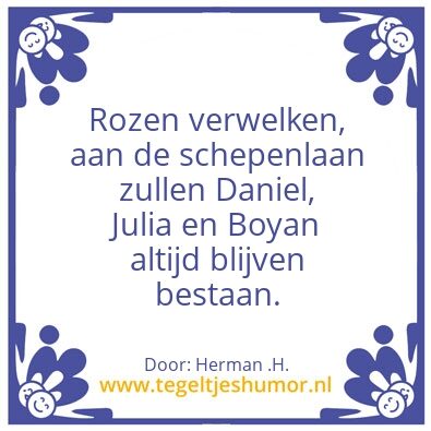 Tegeltje: Topspreuk