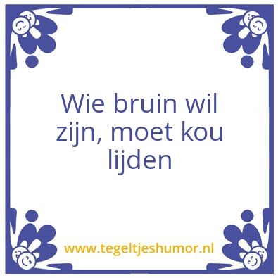 Tegeltje: Zon