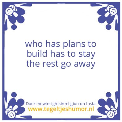 Tegeltje: more frequent
