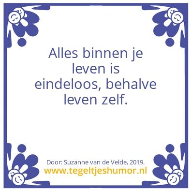 Tegeltje: Spreuk 1