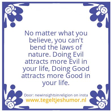 Tegeltje: bend the laws of nature ?