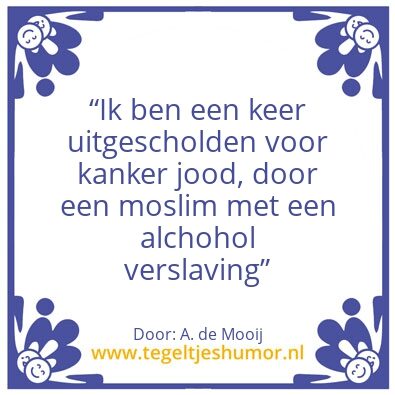 Tegeltje: arjen