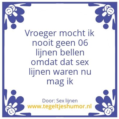 Tegeltje: Tre