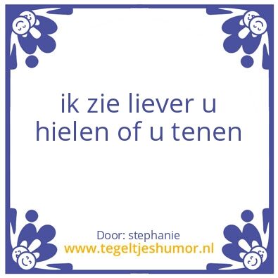 Tegeltje: spreuk