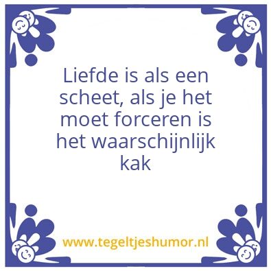 Tegeltje: Liefde