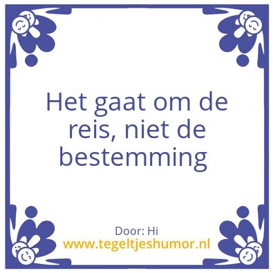 Tegeltje: Hoi