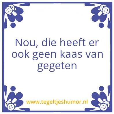 Tegeltje: Sjef 1