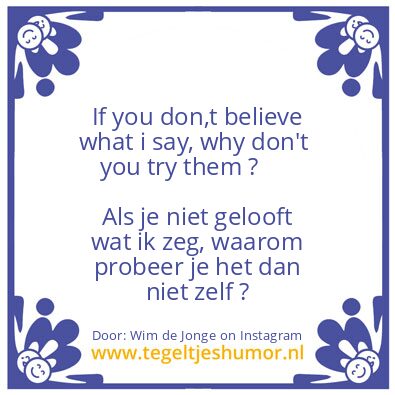 Tegeltje: New Insights In Religion