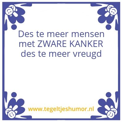 Tegeltje: Vreugd