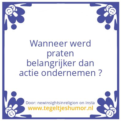 Tegeltje: Wanneer ?
