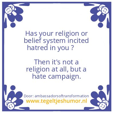 Tegeltje: Im so Spiritual