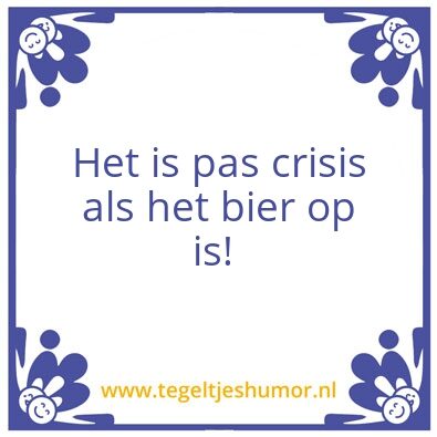 Tegeltje: Bierwijsheid
