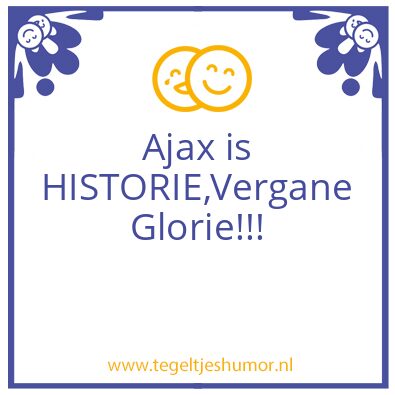 Tegeltje: Ajaks