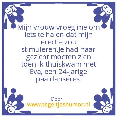 Tegeltje: Tegeltje