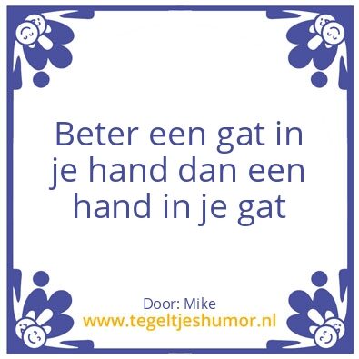 Tegeltje: Beter!