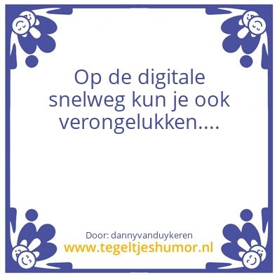 Tegeltje: Tegel