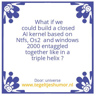 Tegeltje: Universe