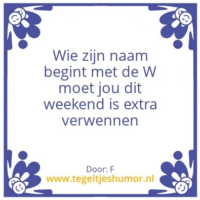 Tegeltje: F