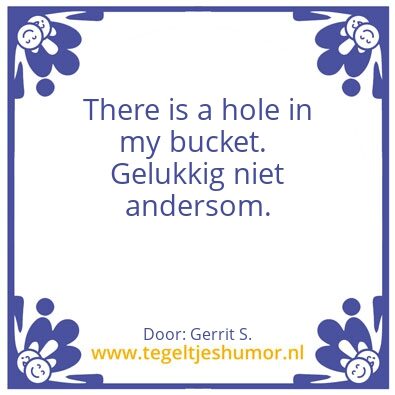 Tegeltje: Ik ben Gerrit.
