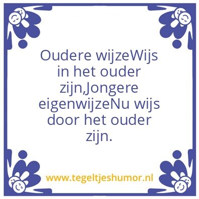Tegeltje: Ouder