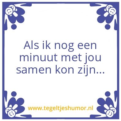 Tegeltje: …