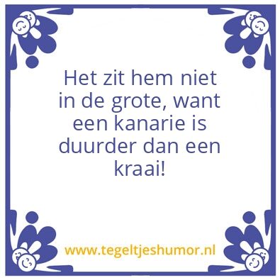 Tegeltje: De grote