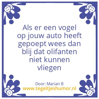 Tegeltje: Marian Borg