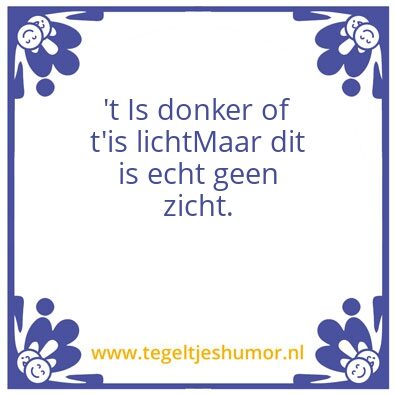 Tegeltje: Haar kleuren