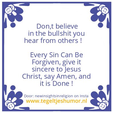 Tegeltje: Acting in your own interest.