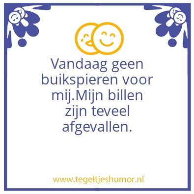 Tegeltje: Slechte smoes