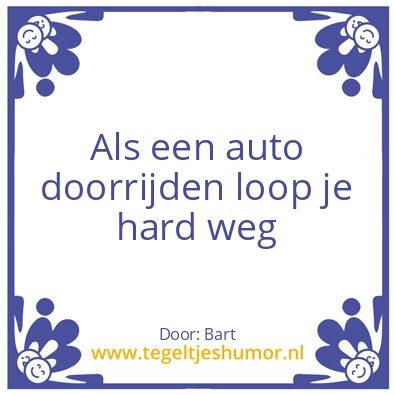 Tegeltje: Vkr