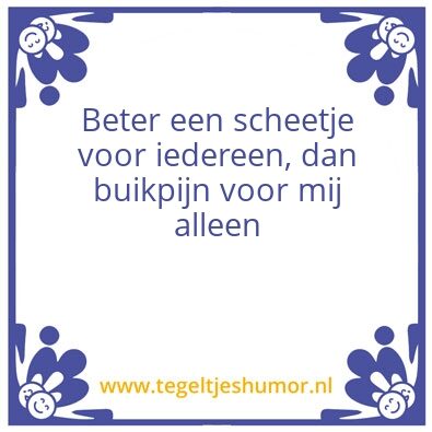 Tegeltje: Voel me niet aangesproken