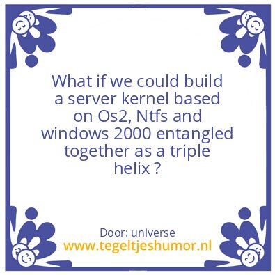 Tegeltje: Universe