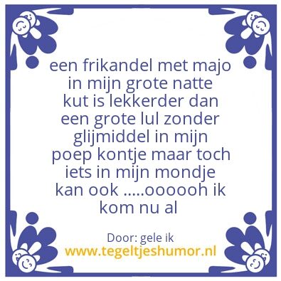 Tegeltje: haaaaaaa