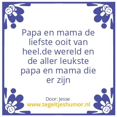 Tegeltje: Love