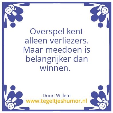 Tegeltje: Tsja…….