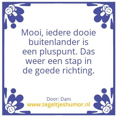 Tegeltje: Waarheden der Broekenpoepers