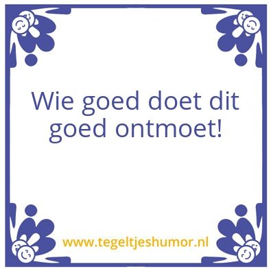 Tegeltje: .