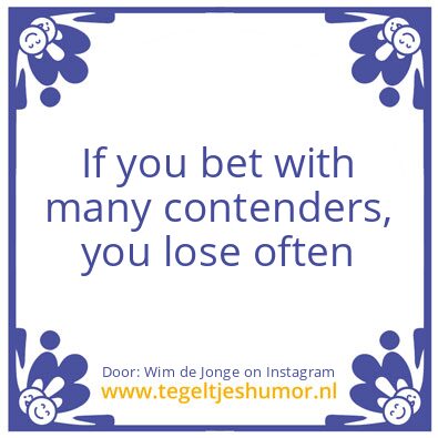 Tegeltje: Betting