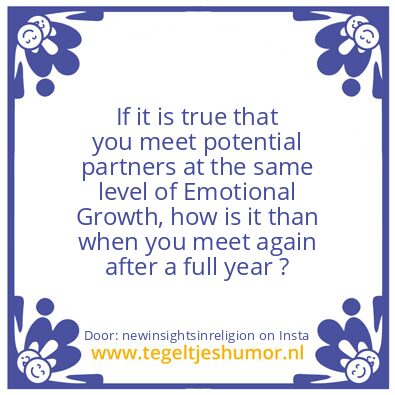 Tegeltje: Emotional Growth