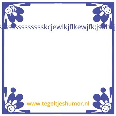 Tegeltje: DVO