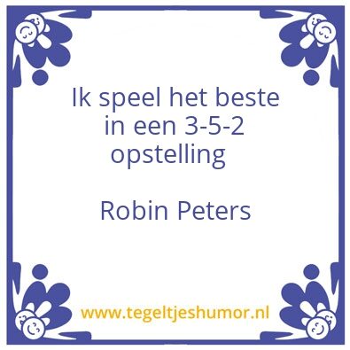 Tegeltje: Spreuk van de dag