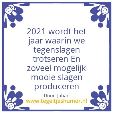Tegeltje: Slagen
