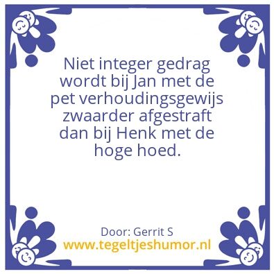 Tegeltje: Ik ben Gerrit