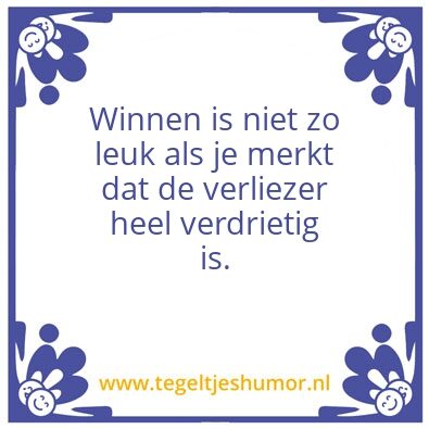 Tegeltje: winnen4