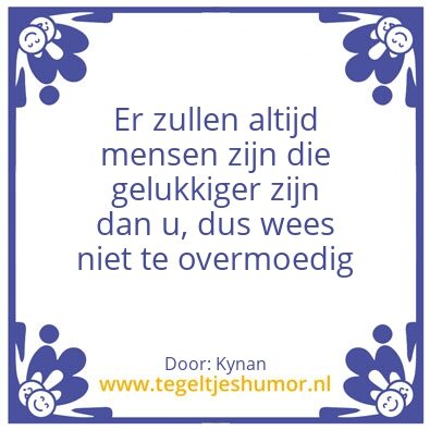 Tegeltje: Overmoedig over Welvaart 2.0